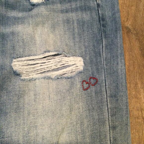 American Eagle Embroidered Vintage High-Rise Button Fly 6R - Picture 4 of 7